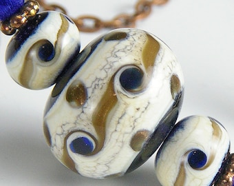 Lampwork Glass Pendant Necklace