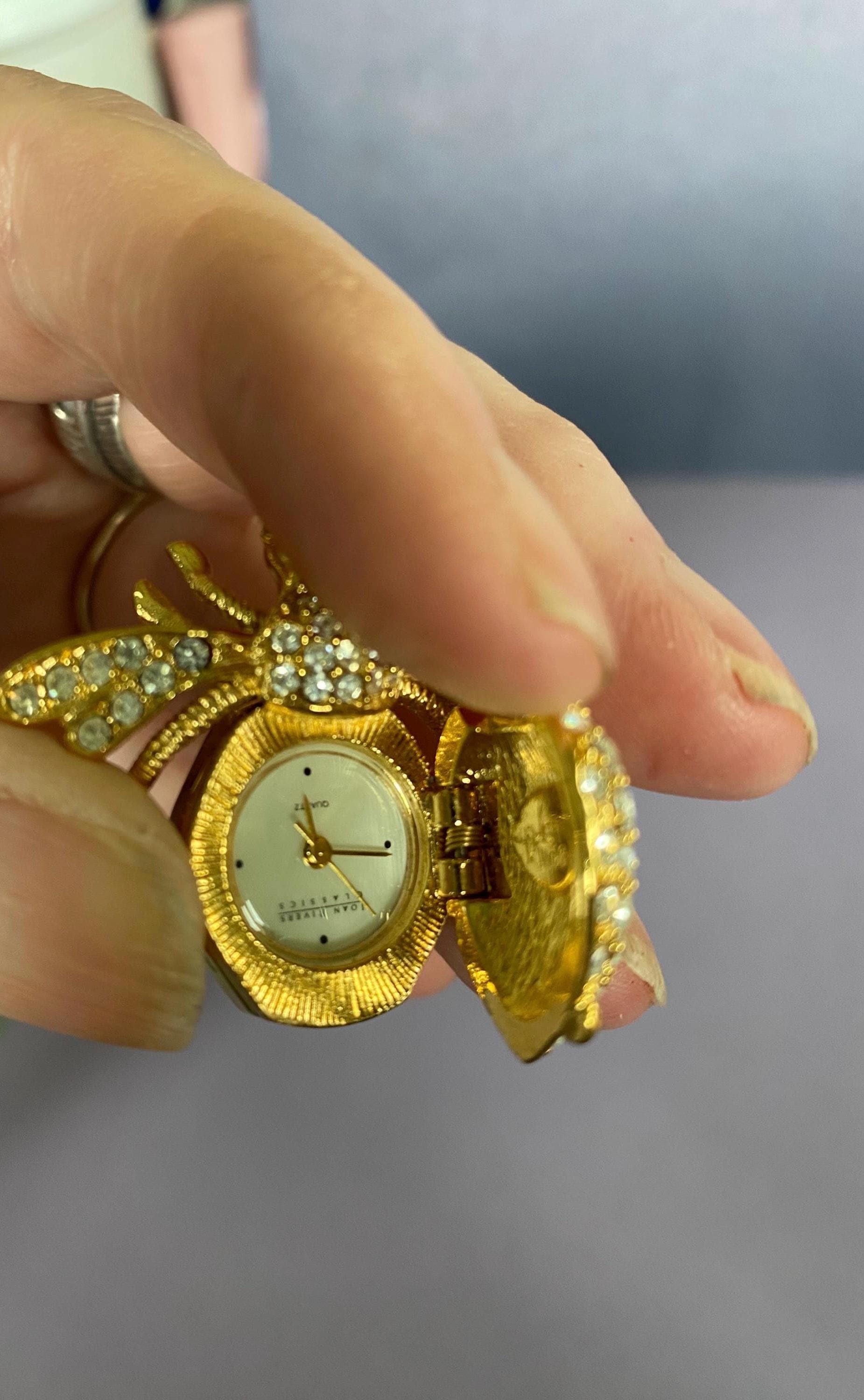 アクセサリー Christian Dior D Logo Bee Gold Brooch Christian Dior Brooch Pin badge Gold Logo Rhinestone Vintage