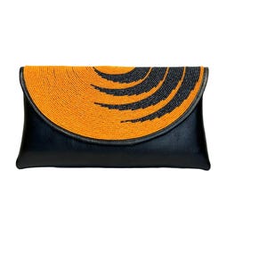 African Clutch Beaded Purse | Tribal Purse | Boho Chic embroidered clutch bag | Printed Clutch bag | African Accessories|Masai Leather Purse