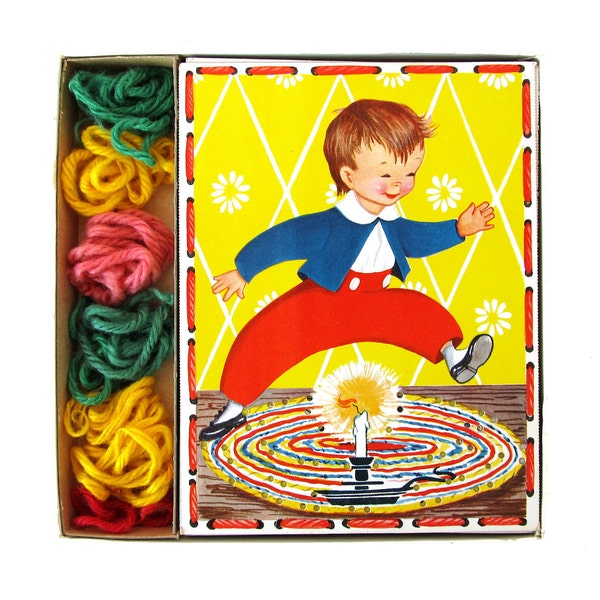 Sewing Cards From Mother Goose - Set of 7 Children's Sewing Cards