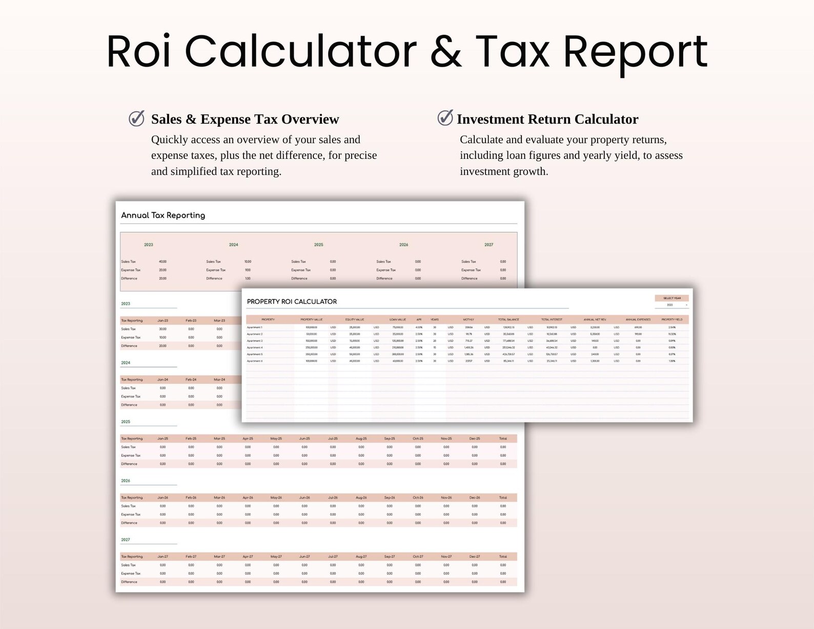 Host Rotation Tracker Zillow Property Tracker | Excel & Google Sheets for Hosts | Profit ...