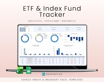 Ultimate ETF & Index Fund Tracker for Google Sheets and Excel