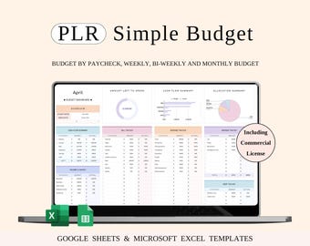 Ultimate Personal Finance Tracker (Rainbow Theme) with PLR