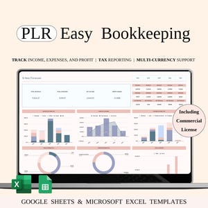 PLR - Small Business Bookkeeping Spreadsheet (With Resale Rights)