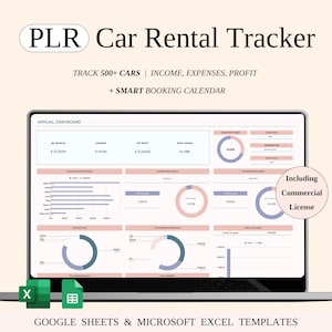 PLR - Car Rental Management & Booking Tracker (With Resale Rights)