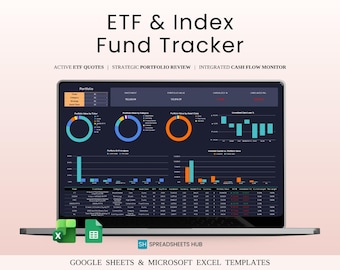 ETF & Index Fund Tracker | Dark Mode