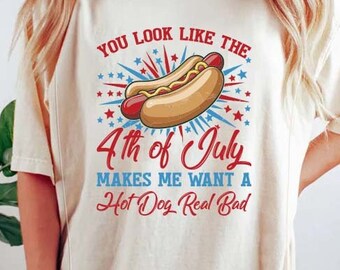 You Look Like the 4th of July Png,A Hot Dog Real Bad svg,America svg,4th of july png,Retro 4th of July PNG, Vintage America,Independence Day