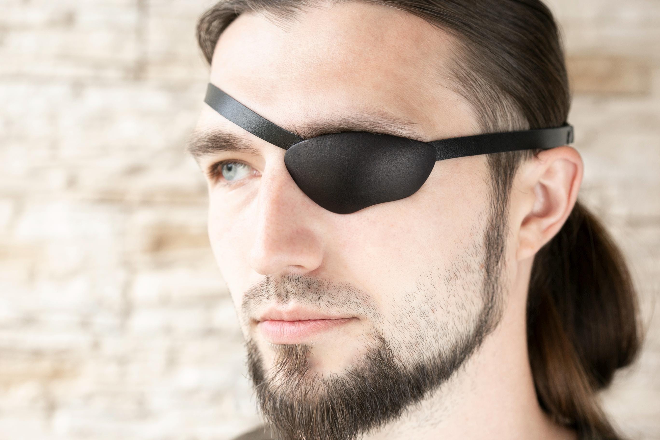 Small Leather Eye Patch - Etsy