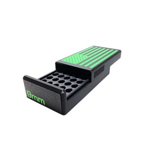 Patriotic American Flag 50-Round 9mm Ammo Box in Various Colors