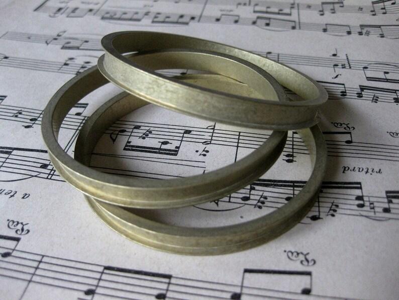 1 PC Raw Brass Channel Bangle Bracelet for Double 18pp Etsy