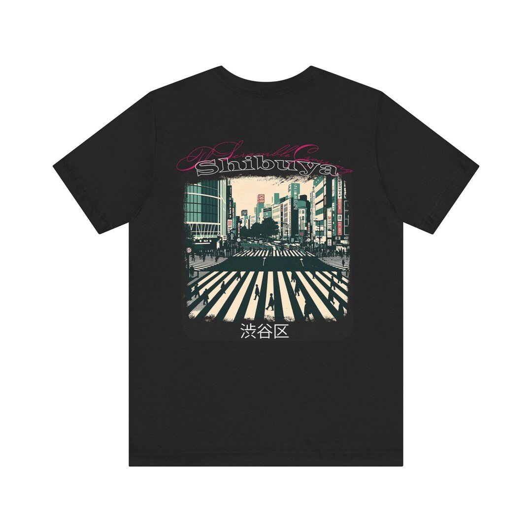 [PARAGRAPH] CROSS LOGO SHORT T-SHIRT/追跡付 Tokyo Shibuya Zebra Crossing Tee - 'the Scramble Crossing