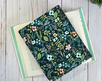 BOOK SLEEVE | Rifle Paper Co. floral, padded book cover, bookish gift, kindle sleeve, e-reader pouch, tablet cover