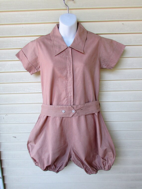 Vintage Romper Jumpsuit Playsuit Antique 1910-20s