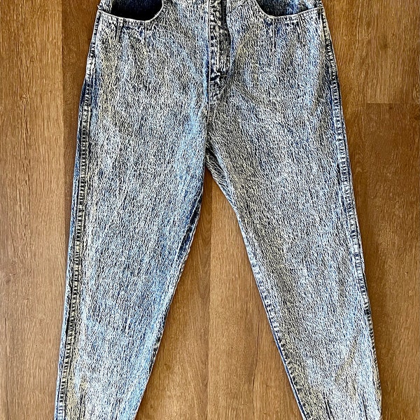 Vintage 90s Y2K Brown Faded Acid Wash Embroidered Bootcut Jeans 10 12M