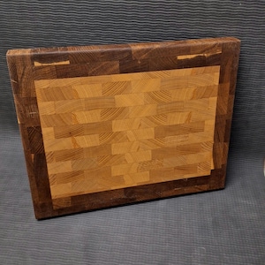Handcrafted Oak Cutting Board | End-Grain Wood Board | Knife-Friendly Cutting Board | Durable Oak Butcher Block | Kitchen Board |25x35x3.5