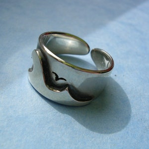 Silver Waves Toe Ring High Quality Sterling Silver 925. image 2