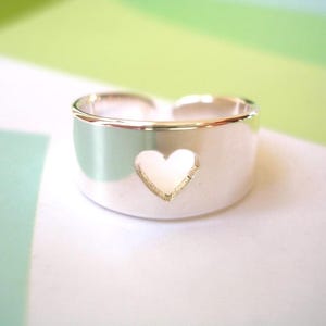 Heart Toe Ring | Argentium Sterling Silver image 1