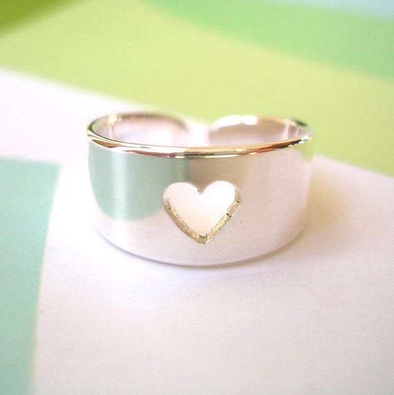 Heart Toe Ring | Argentium Sterling Silver