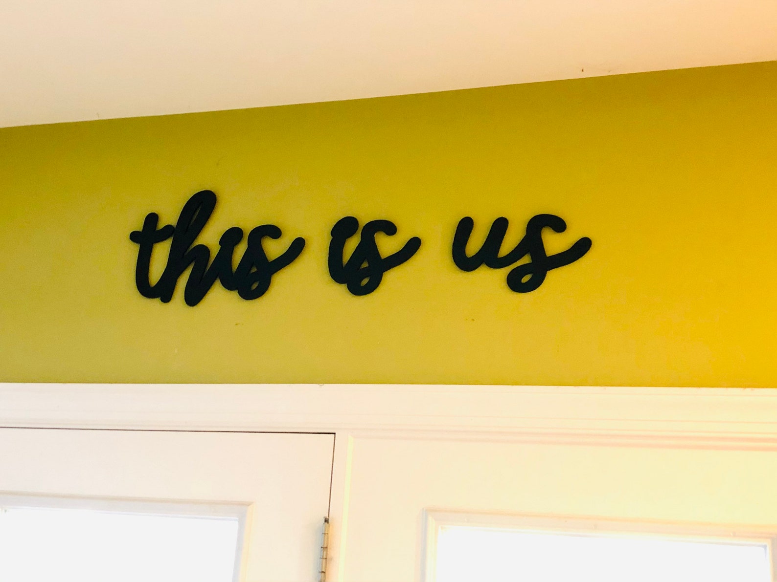 Wall Words This Is Us Sign This Is Us Wall Art This Is Us Etsy
