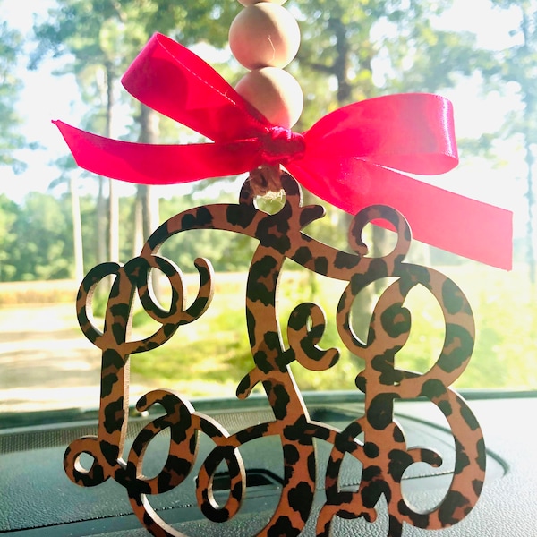 Car Mirror Charm Etsy