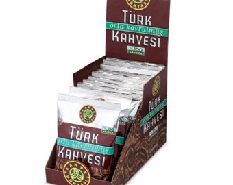 Medium Roasted Turkish Coffee 100 gr - 12 pack