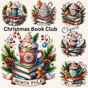 Christmas book club png,All Booked for Christmas Png, Book Lovers Png, Christmas Teacher Png, Librarian Gift Png, North Pole Book Club Png