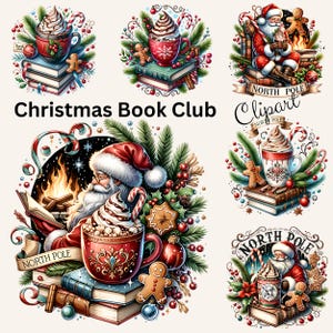 Christmas book club png,All Booked for Christmas Png, Book Lovers Png, Christmas Teacher Png, Librarian Gift Png, North Pole Book Club Png
