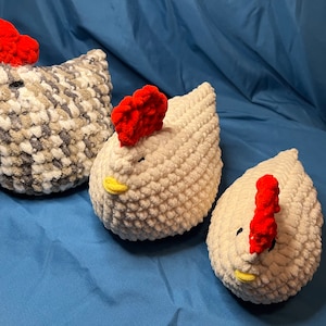 Plush Chicken - Handmade Amigurumi Stuffed Animal