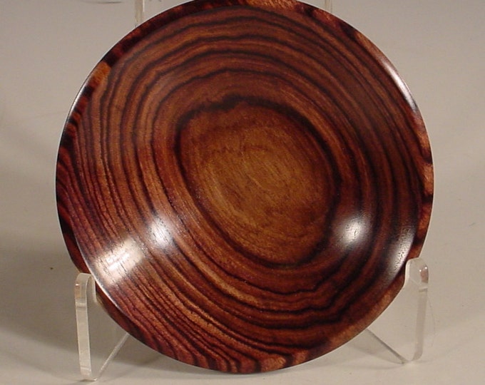 Exotic Kingwood Rosewood Ring Dish Turned Wood Bowl Number Etsy