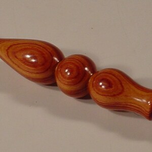 Exotic Tulipwood Wooden Crochet Hook Made in USA image 9