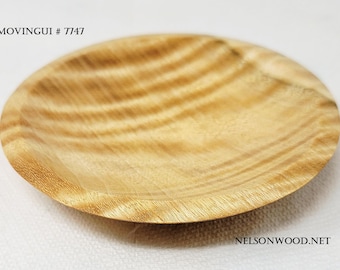 Movingui Wood Bowl Turned Wooden Bowl no. 7747