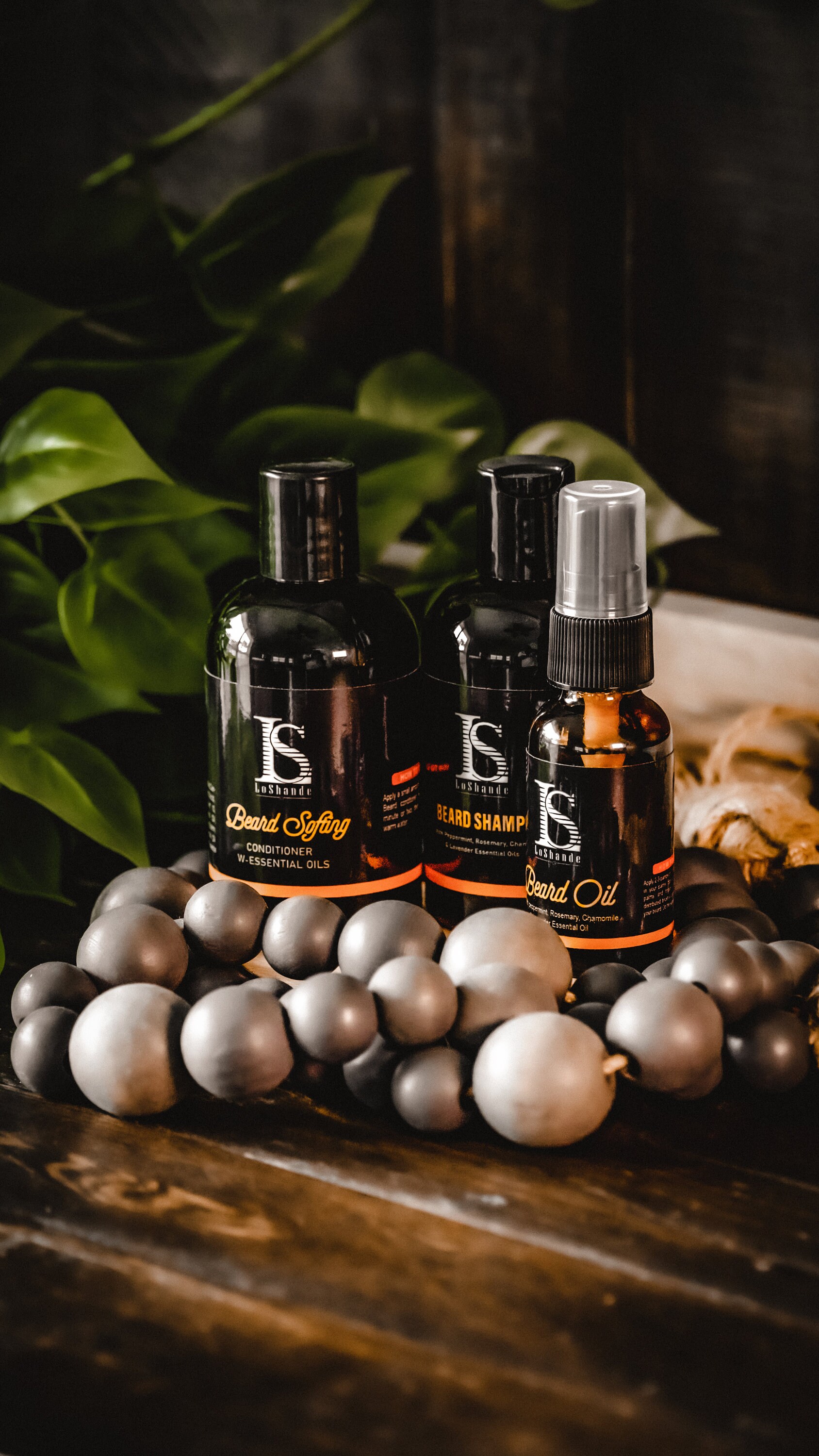 Shampooing après-shampoing à l'huile de barbe