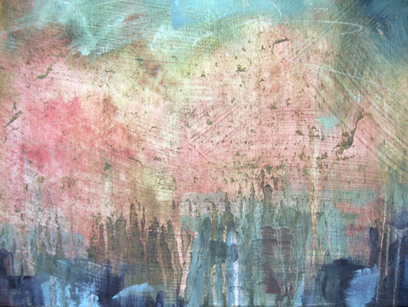 Acrylic Painting Smoke Stacks Fine Art Print Urban Etsy