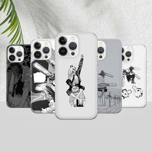 Custodia per telefono Anime Manga per iPhone 16 Pro Max, 15 Pro, 14 Plus, 13 Mini, 12, 11, Samsung S24 Ultra, Pixel 8 Pro, 7A