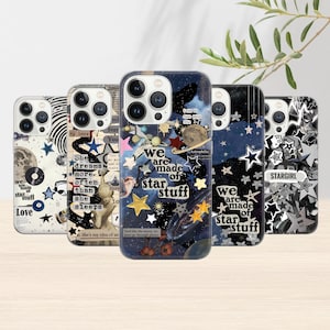 Custodia per telefono Y2K StarGirl Aesthetic Cover per iPhone 15 Pro Max, 14 Plus, 13 Pro, 12, 11, Samsung S24 Ultra, S23 Ultra, S22, Pixel 8 Pro, 7A