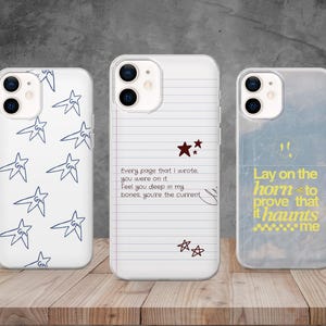 Gracie Abrams Coque de portable Paroles de chanson pour iPhone 16 Pro Max, 15 Plus, 14 Pro, 13, 12, 11, Samsung S24 Ultra, S23, S22, Pixel 8 Pro, 7A
