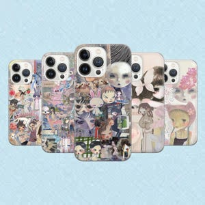 Custodia per telefono Aya Takano Cover estetica giapponese per iPhone 15 Pro Max, 14 Plus, 13 Pro, 12, 11, Samsung S24 Ultra, S23, S22, Pixel 8 Pro, 7A