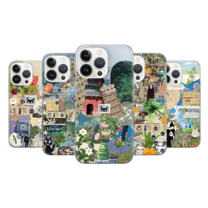 Coque de portable japonaise Mood Board esthétique japonaise pour iPhone 15 Pro Max, 14 Plus, 13 Pro, 12, 11, Samsung S24 Ultra, Pixel 8 Pro, 7A