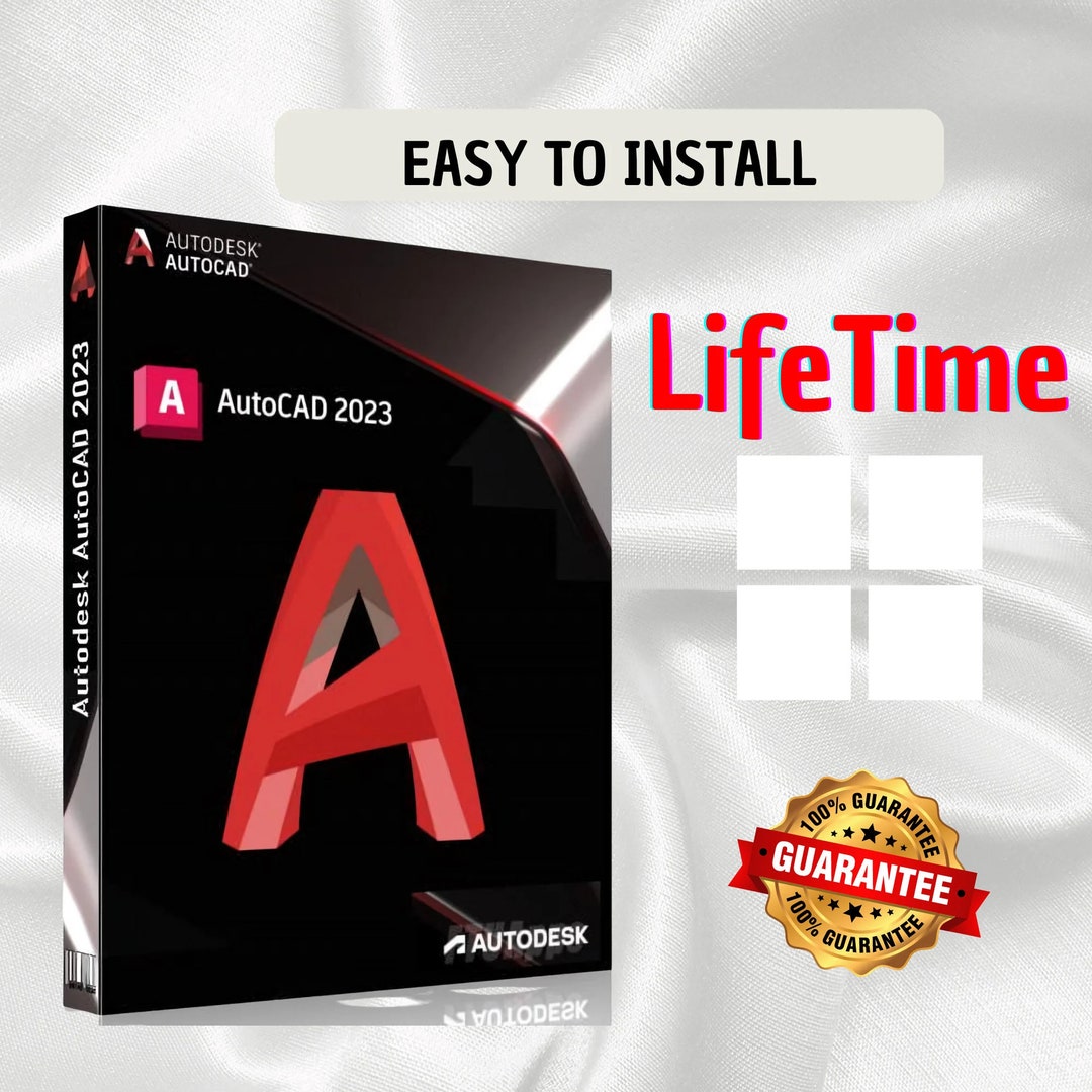 Autodesk Autocad 2023 Lifetime CAD Softwarefor Windows - Etsy