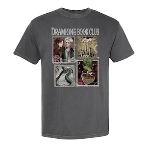 Dramione Manacled Comfort Colors Shirt, Malfoy Manor Granger T Shirt, Bookish Fan Fic Shirt, Magic Wizard School, Hp Merch,Snake House Green
