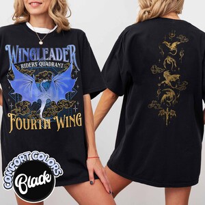 Basgiath War College Comfort Colors Shirt, Fourth Wing Riders Quadrant Shirt, Dragon Rider Shirt, Bookish Gift, Xaden Riorson, Fantasy Shirt