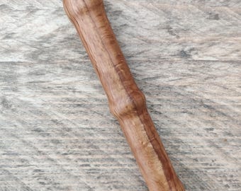 Intricate Grain Oak Mezuzah: Beautiful Wooden Mezuzah Case, Handmade Mezuzah Case, Natural Turned Wood, Jewish Gift, Jewish Art, Judaica
