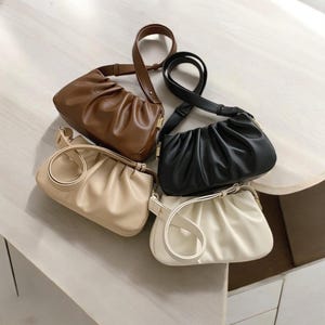Sac à main en cuir élégant pour femme/fille/sac à bandoulière en cuir souple/grand sac à main à fermeture éclair/sac à main en cuir pour femme/cadeau pour elle