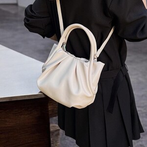 Sac en cuir élégant/sac à bandoulière pour femme/sac à bandoulière en cuir pour fille/sac à main à fermeture éclair pour femme/sac à main/sac à main en cuir élégant/cadeau pour elle