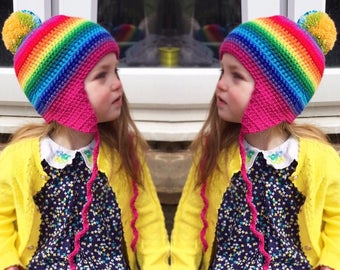 Rainbow hat