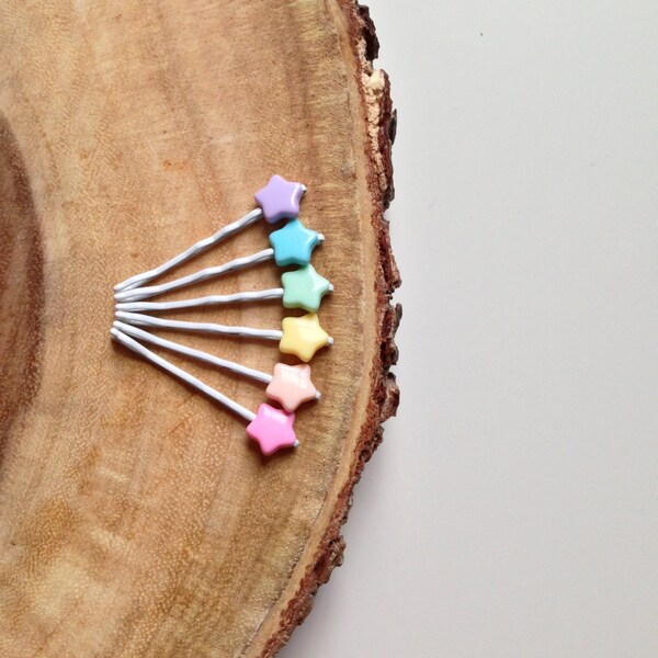 Fairy Kei Star Hair Slides