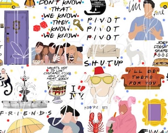 Friends 90s comedy seamless file