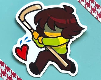 Deltarune / Undertale Kris Chapter 4 2.5" Glossy Vinyl Sticker