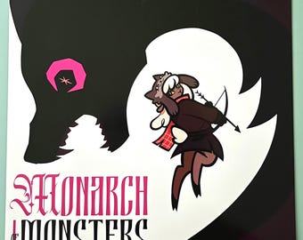 Vylet Pony Monarch of Monsters Wolf and Aria Print Poster