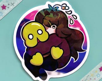 Petscop Care and Paul Newmaker Webseries 2.5" Holographic Vinyl Sticker